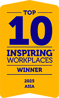 Asia Top 10 Inspiring Workplaces